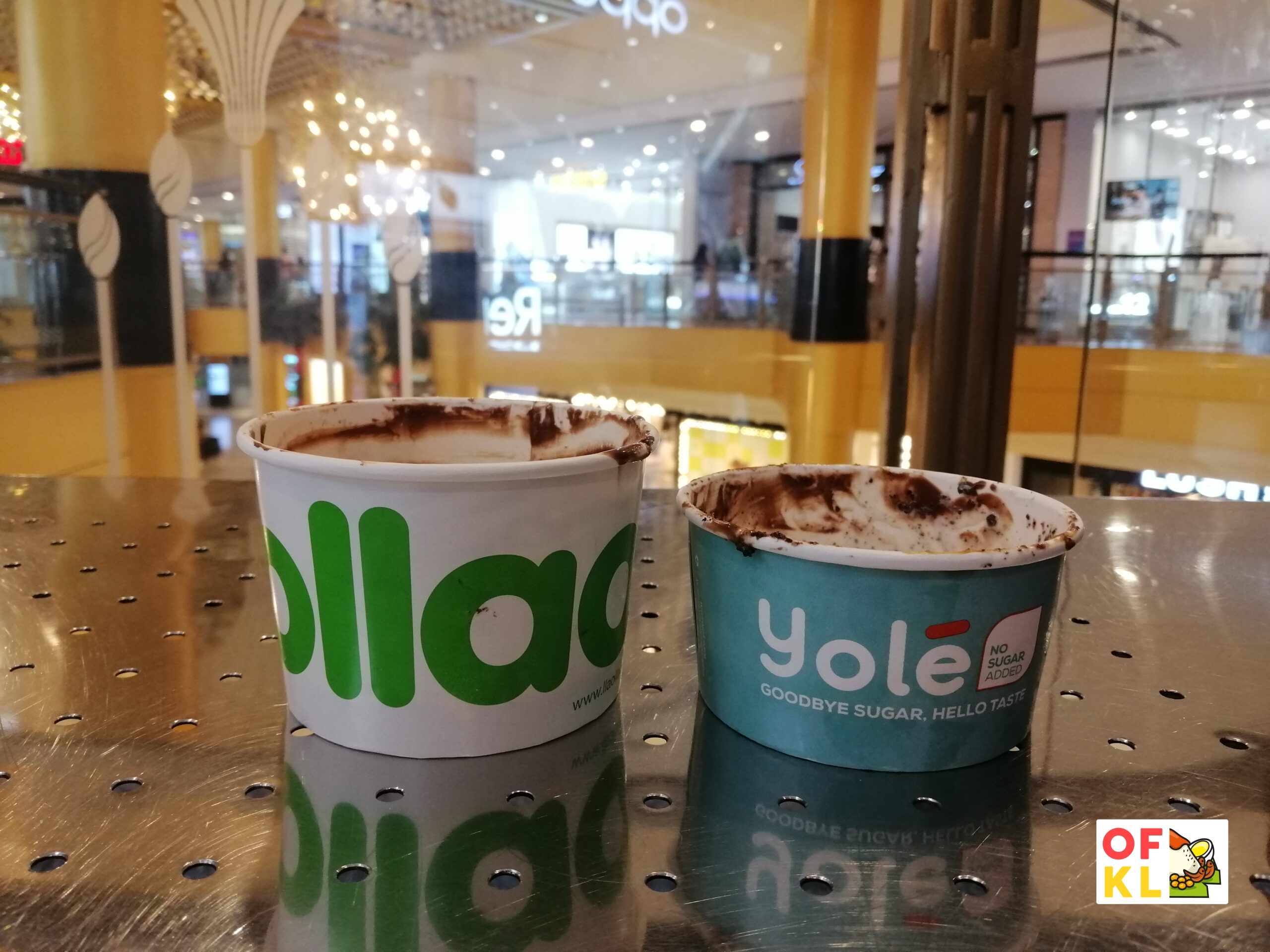 Comparing llaollao and Yolé, which is better? | OnlyFoodKL